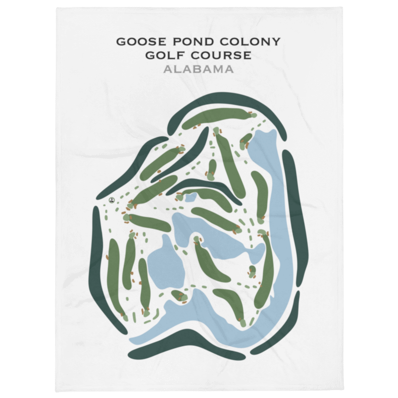 Goose Pond Colony Golf Course, Alabama - Printed Golf Courses