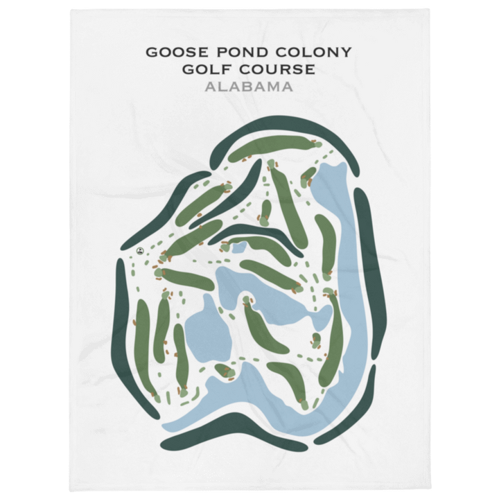 Goose Pond Colony Golf Course, Alabama - Printed Golf Courses