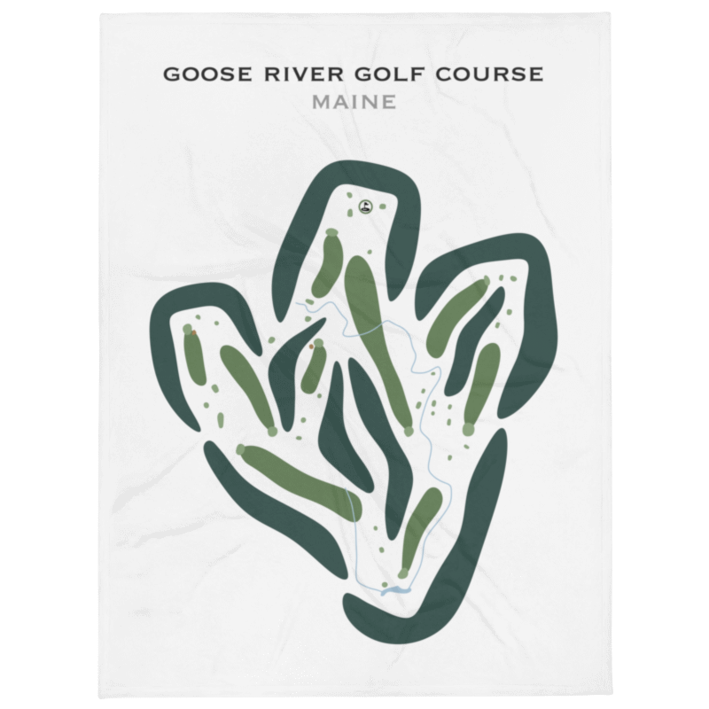 Goose River Golf Course, Maine - Printed Golf Courses
