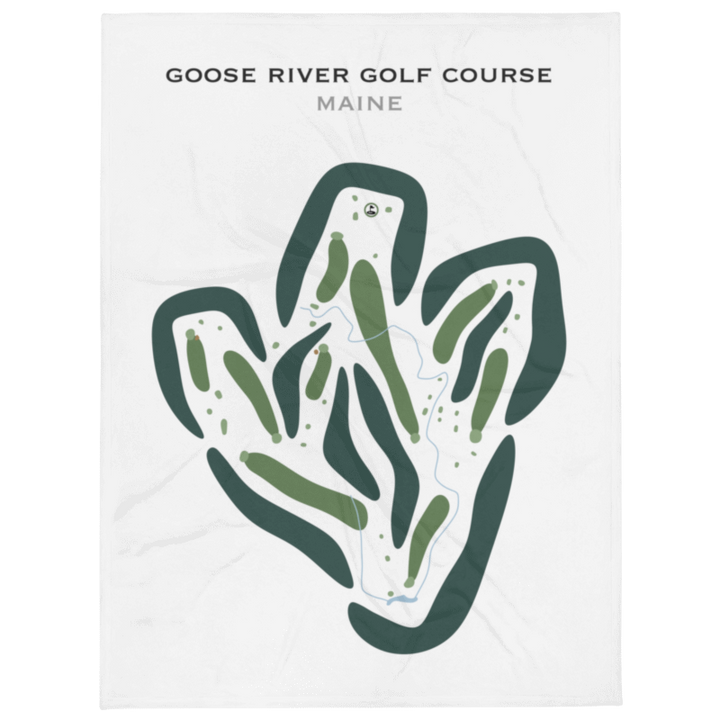 Goose River Golf Course, Maine - Printed Golf Courses