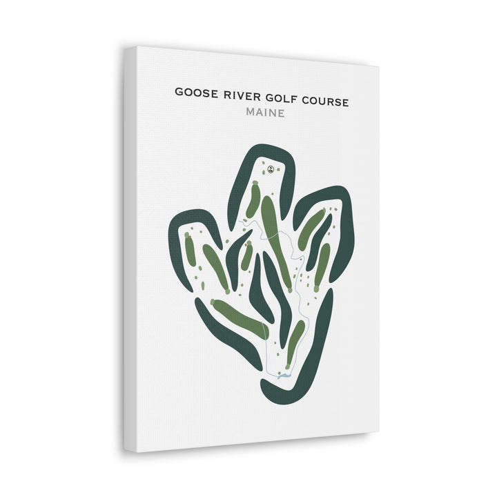 Goose River Golf Course, Maine - Printed Golf Courses