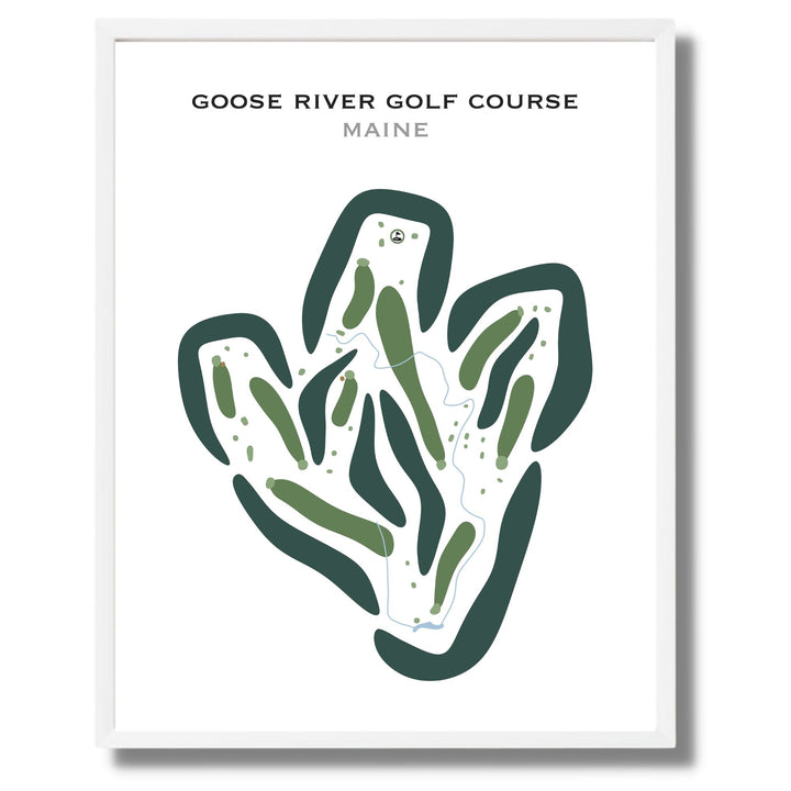 Goose River Golf Course, Maine - Printed Golf Courses