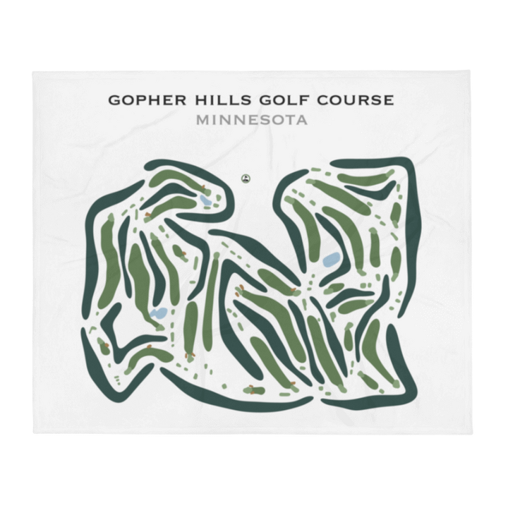 Gopher Hills Golf Course, Minnesota - Printed Golf Courses