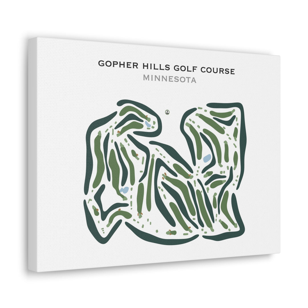 Gopher Hills Golf Course, Minnesota - Printed Golf Courses