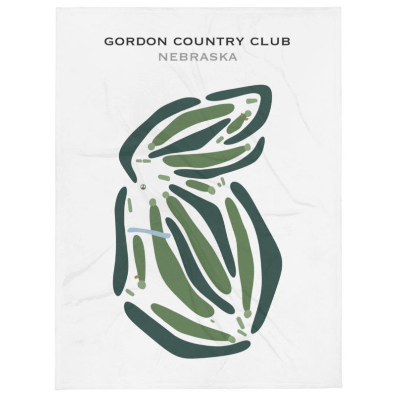 Gordon Country Club, Nebraska - Printed Golf Courses