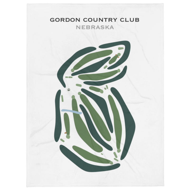 Gordon Country Club, Nebraska - Printed Golf Courses