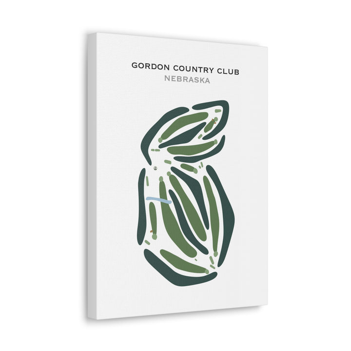 Gordon Country Club, Nebraska - Printed Golf Courses