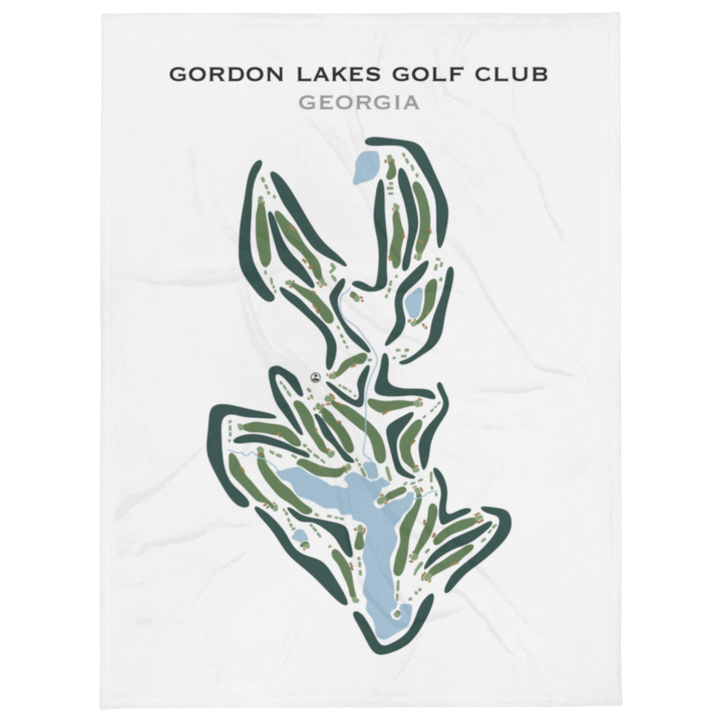 Gordon Lakes Golf Club, Georgia - Printed Golf Course