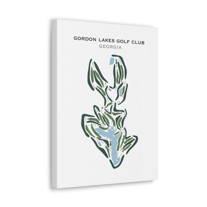 Gordon Lakes Golf Club, Georgia - Printed Golf Course