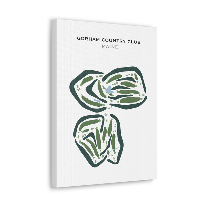 Gorham Country Club, Maine - Printed Golf Courses