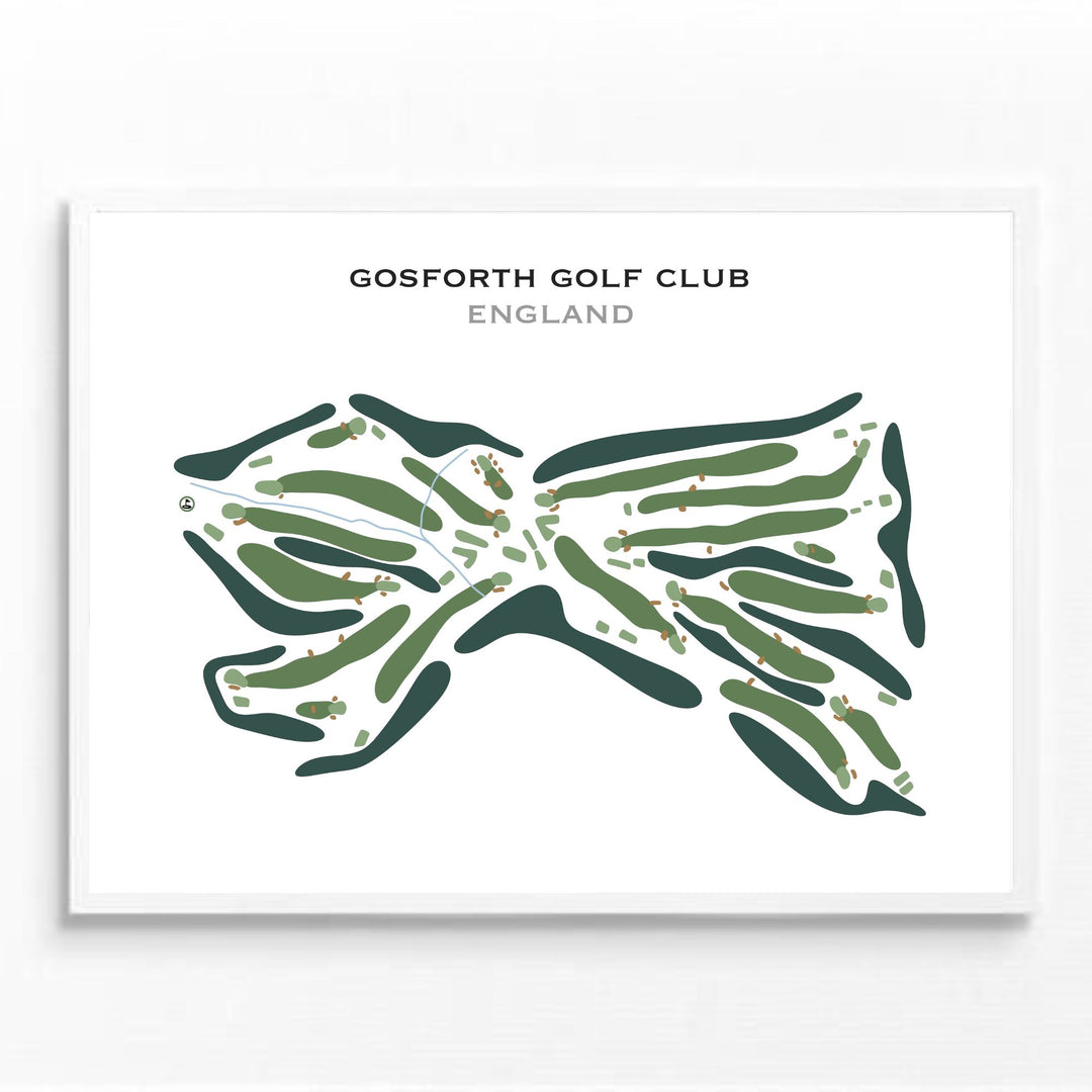 Gosforth Golf Club, England - Printed Golf Course