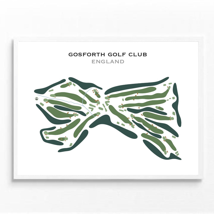 Gosforth Golf Club, England - Printed Golf Course