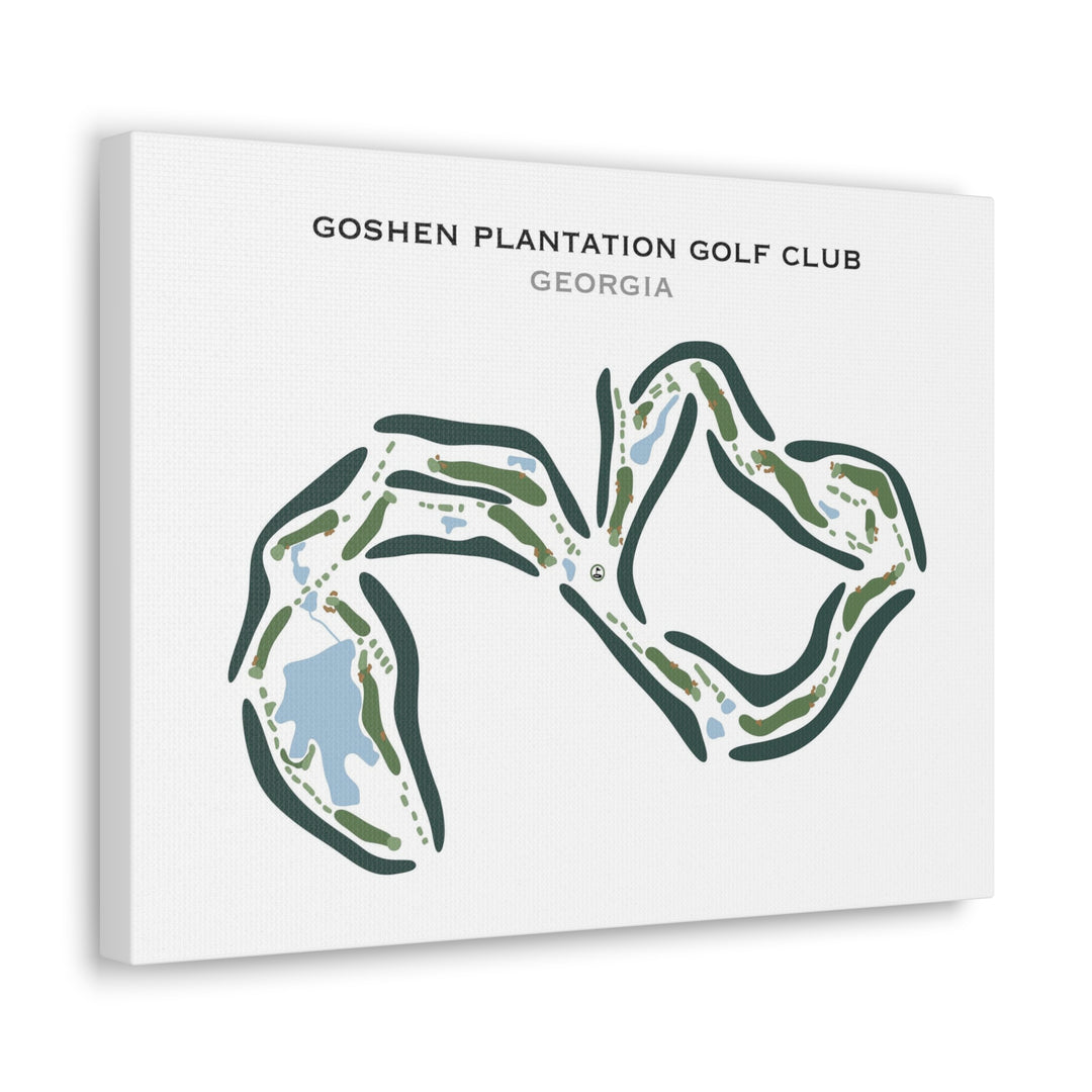 Goshen Plantation Golf Club, Georgia - Printed Golf Course