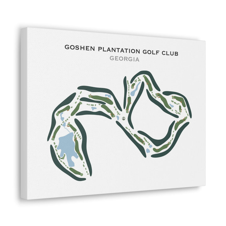 Goshen Plantation Golf Club, Georgia - Printed Golf Course