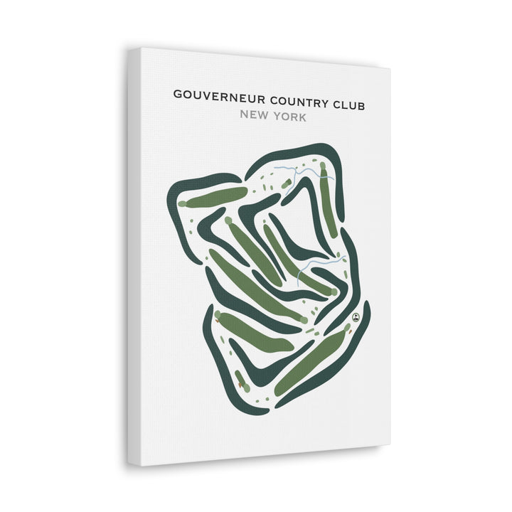 Gouverneur Country Club, New York - Printed Golf Courses