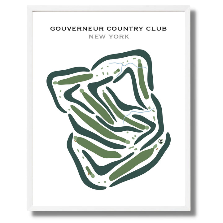 Gouverneur Country Club, New York - Printed Golf Courses