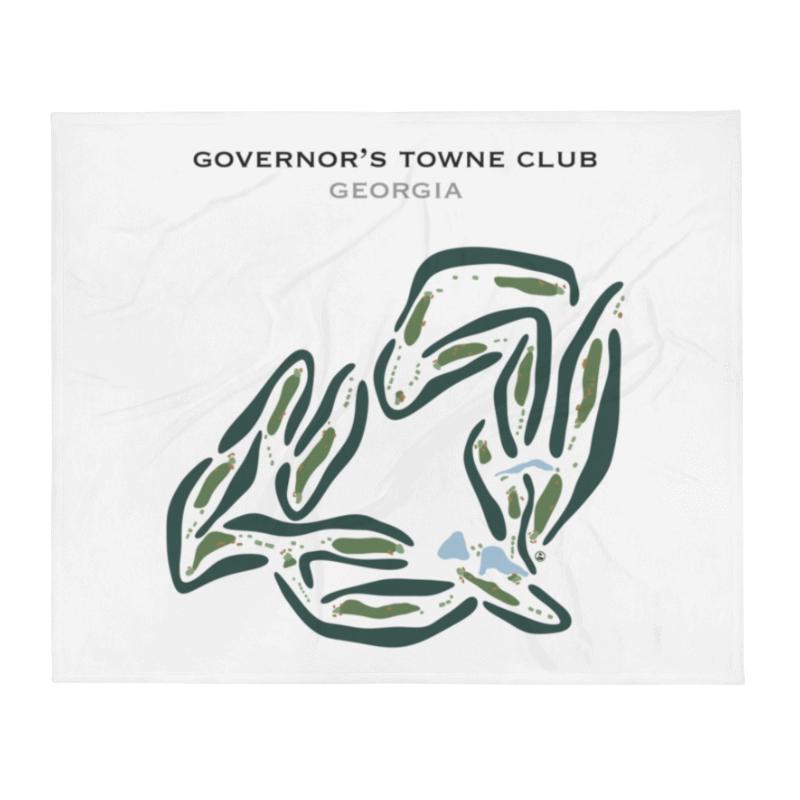 Governor's Towne Club, Georgia - Printed Golf Courses