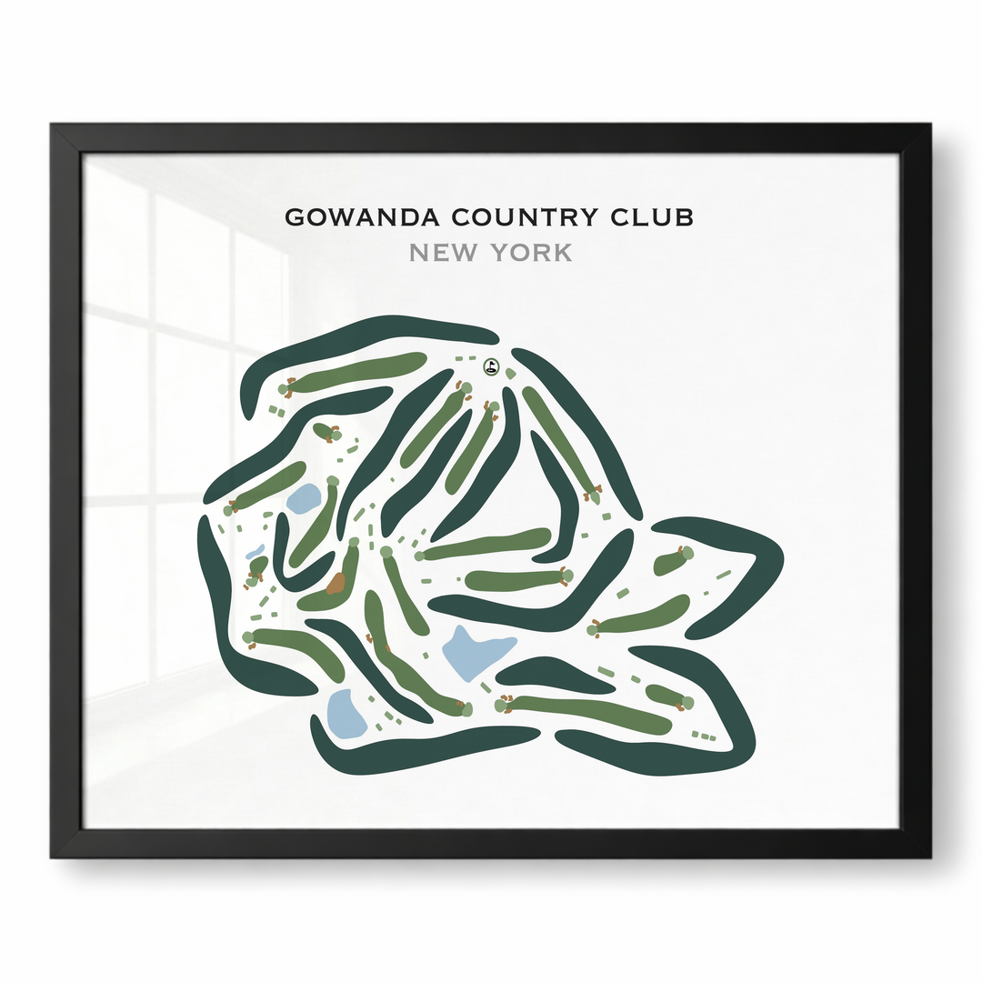 Gowanda Country Club, New York - Printed Golf Courses