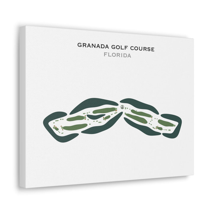 Granada Golf Course, Florida - Printed Golf Courses