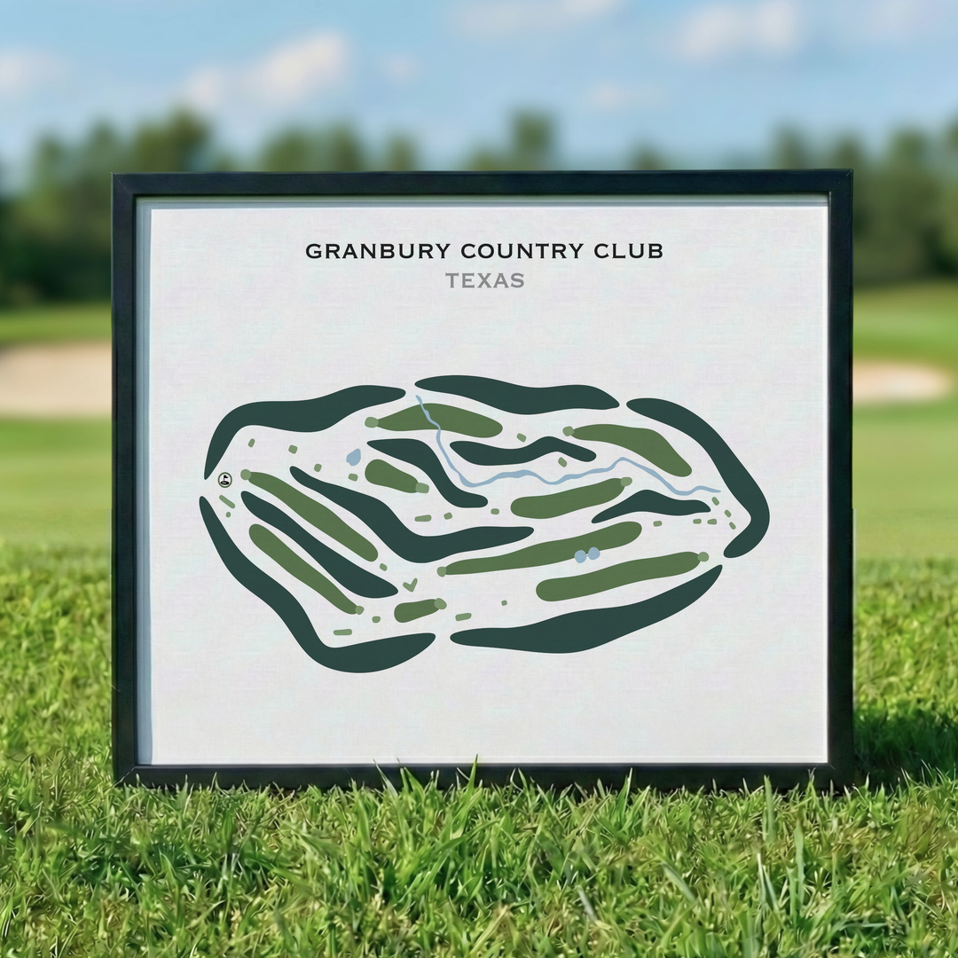 Granbury Country Club, Texas - Printed Golf Courses