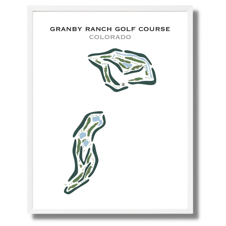 Granby Ranch Golf Course, Colorado - Printed Golf Course