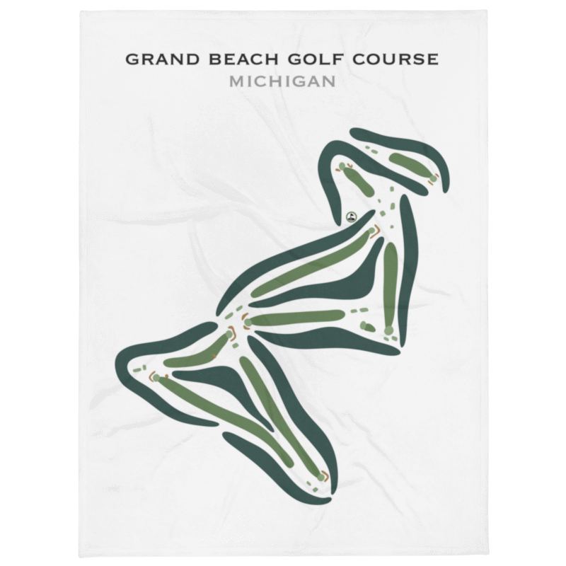 Grand Beach Golf Course, Michigan - Printed Golf Courses