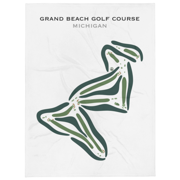 Grand Beach Golf Course, Michigan - Printed Golf Courses