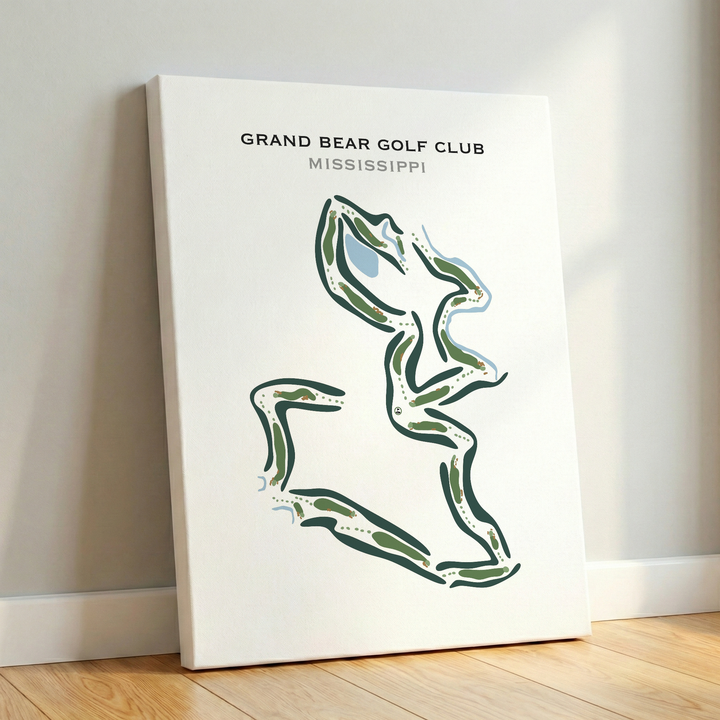 Grand Bear Golf Club, Mississippi - Printed Golf Courses