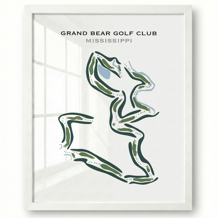 Grand Bear Golf Club, Mississippi - Printed Golf Courses