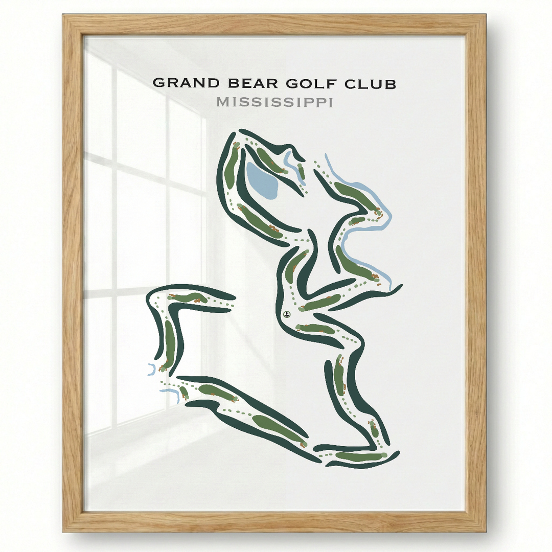 Grand Bear Golf Club, Mississippi - Printed Golf Courses