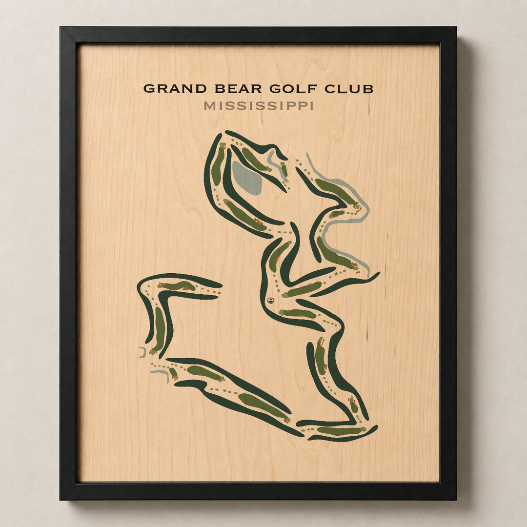 Grand Bear Golf Club, Mississippi - Printed Golf Courses