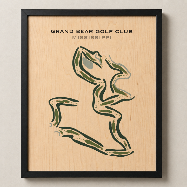 Grand Bear Golf Club, Mississippi - Printed Golf Courses