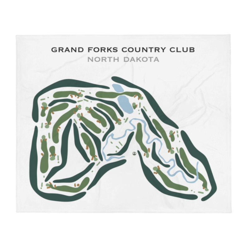 Grand Forks Country Club, North Dakota - Printed Golf Courses