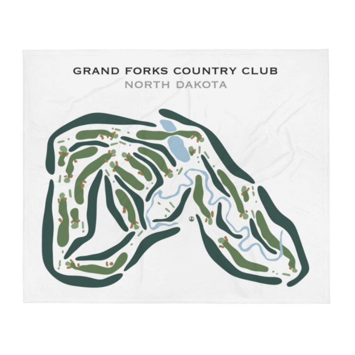 Grand Forks Country Club, North Dakota - Printed Golf Courses