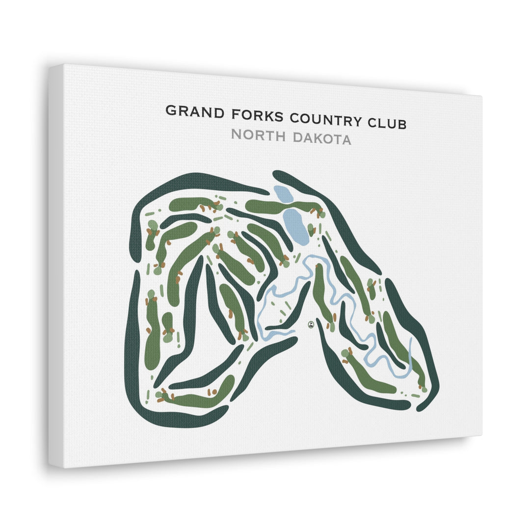 Grand Forks Country Club, North Dakota - Printed Golf Courses