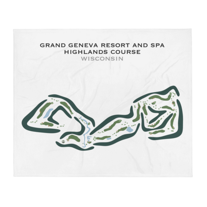 Grand Geneva Resort & Spa - The Highlands Course, Wisconsin - Printed Golf Courses