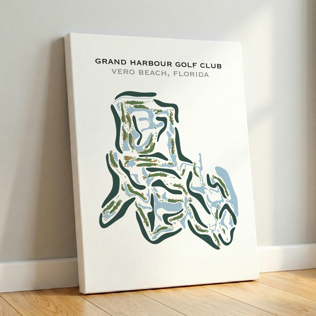 Grand Harbor Golf Club, Florida - Printed Golf Course