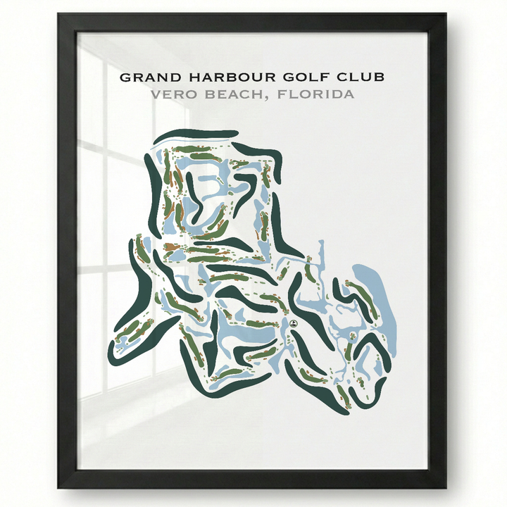 Grand Harbor Golf Club, Florida - Printed Golf Course