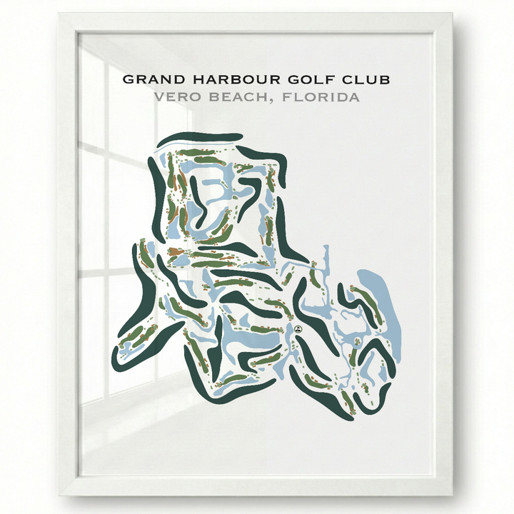 Grand Harbor Golf Club, Florida - Printed Golf Course