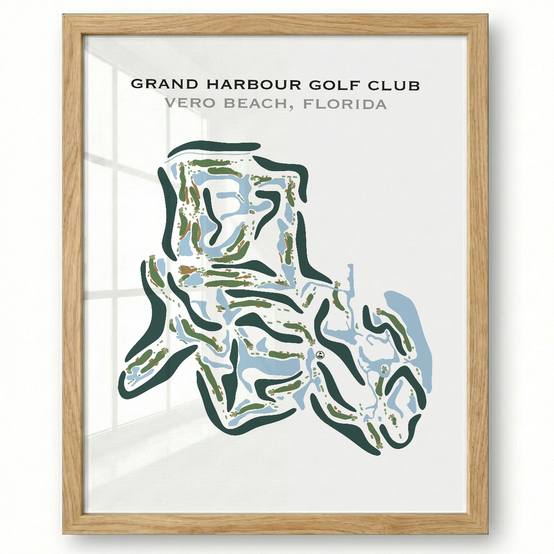 Grand Harbor Golf Club, Florida - Printed Golf Course