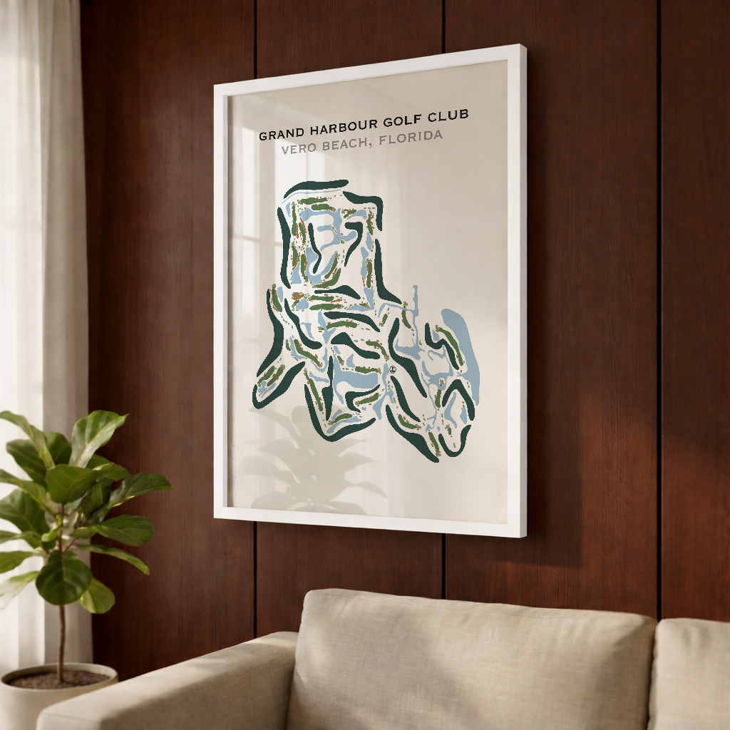 Grand Harbor Golf Club, Florida - Printed Golf Course