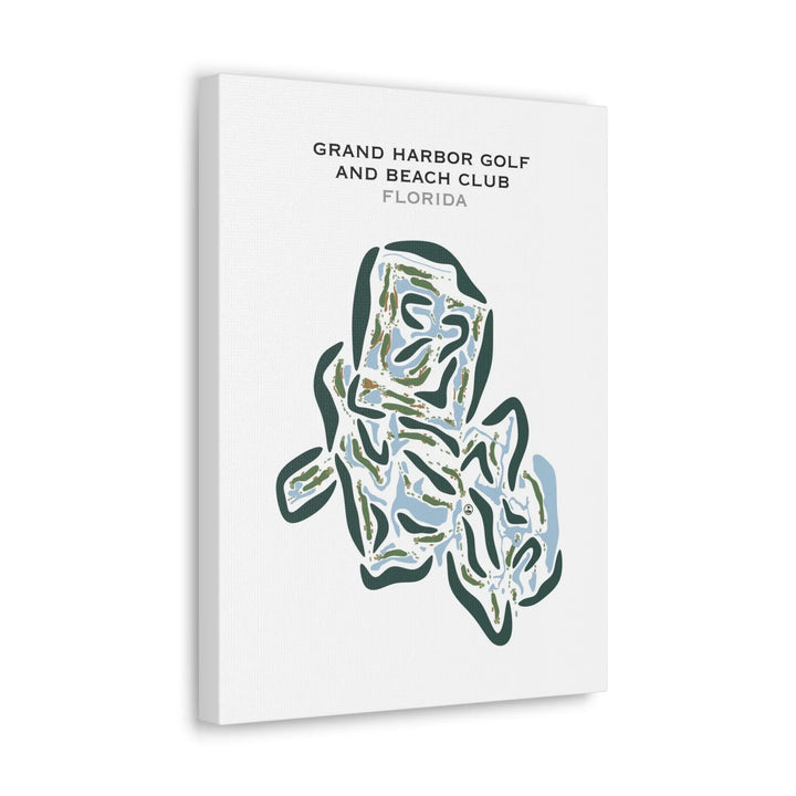 Grand Harbor Golf and Beach Club, Florida - Printed Golf Courses