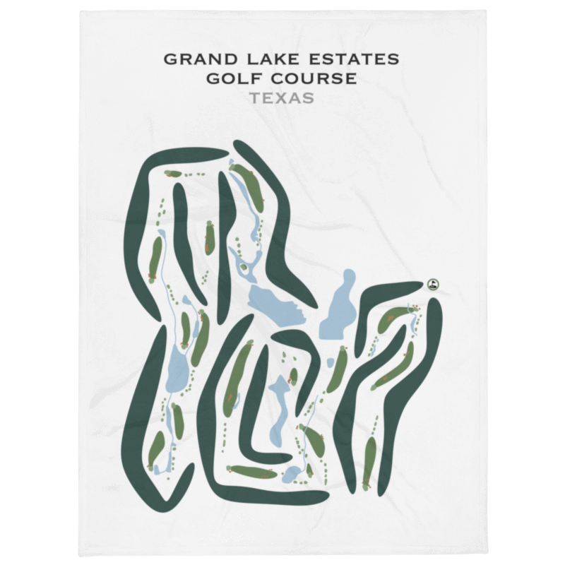 Grand Lake Estates Golf Course, Texas - Printed Golf Courses