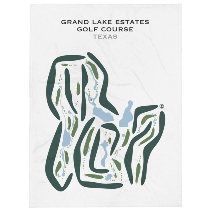 Grand Lake Estates Golf Course, Texas - Printed Golf Courses