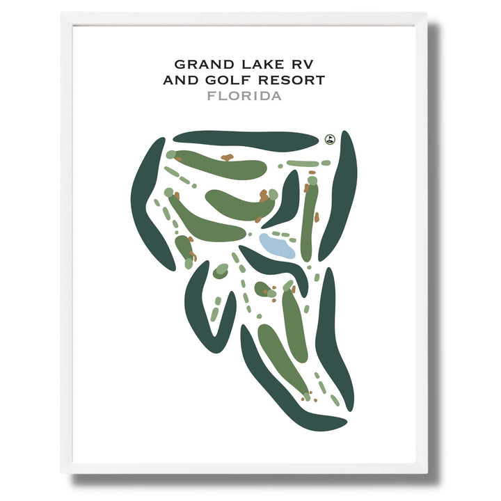 Grand Lake RV and Golf Resort, Florida - Printed Golf Courses