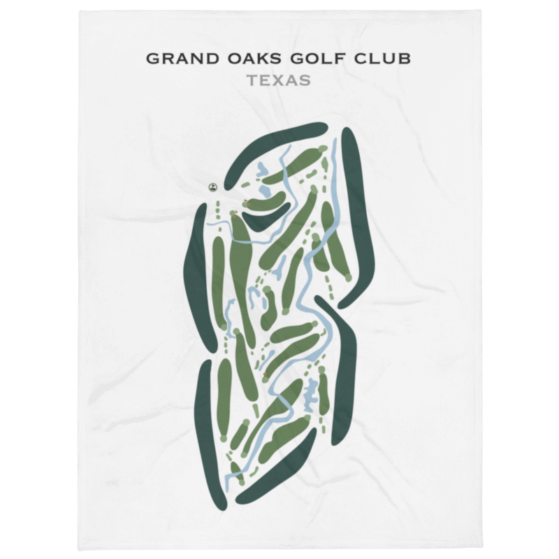 Grand Oaks Golf Club, Texas - Printed Golf Courses