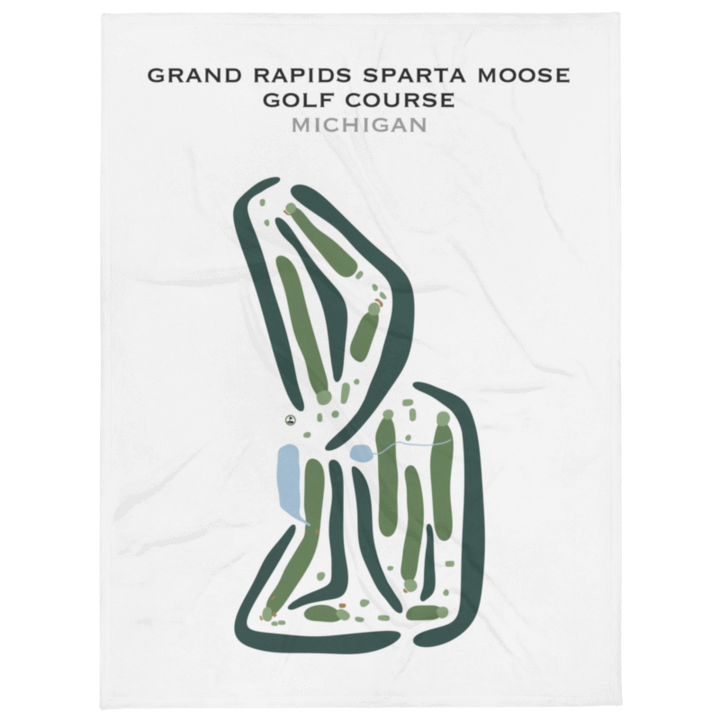 Grand Rapids Sparta Moose Golf Course, Michigan - Printed Golf Courses