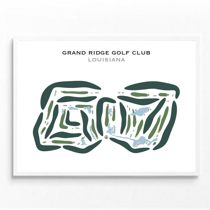 Grand Ridge Golf Club, Louisiana - Printed Golf Courses