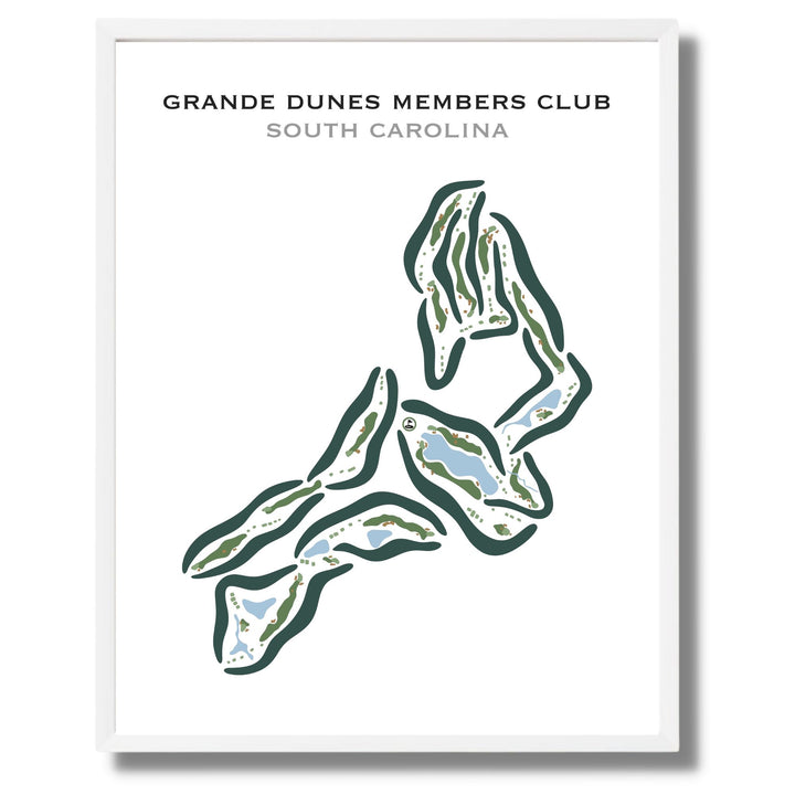 Grande Dunes Members Club, South Carolina - Printed Golf Courses