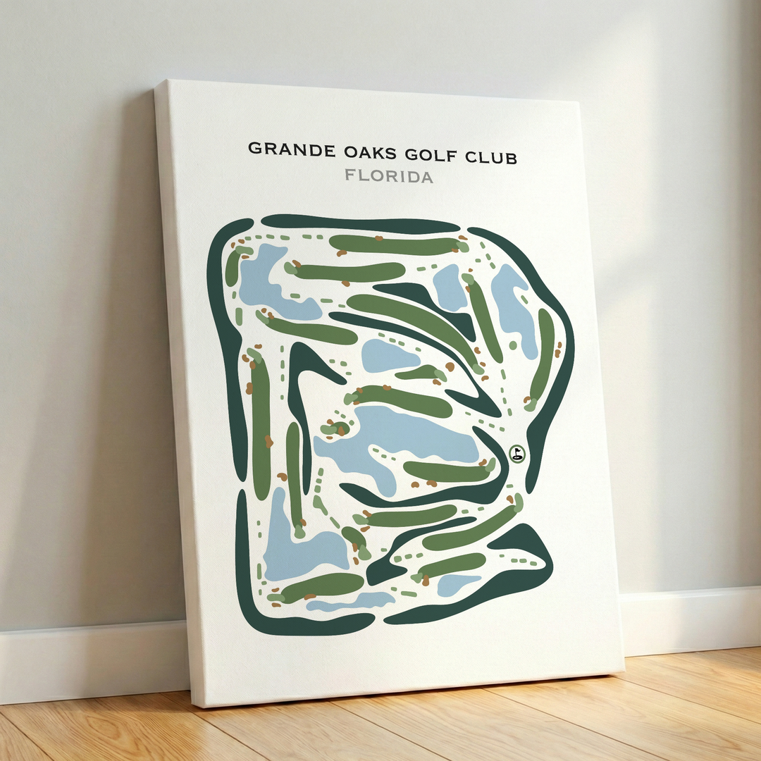 Grande Oaks Golf Club (Caddyshack), Florida - Printed Golf Courses